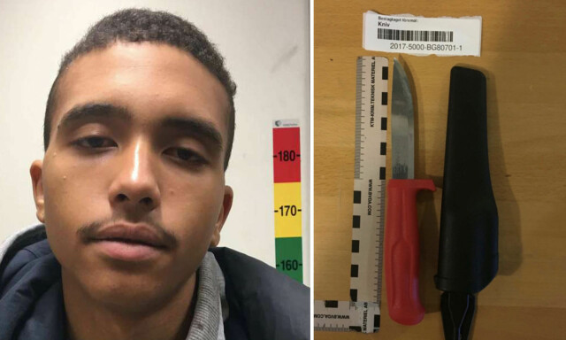 Ranet fem personer med denne kniven - jages for knivdrapet på Heikki (24) i Oslo